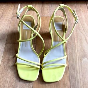 Yellow Dolce Vita Summer Heels